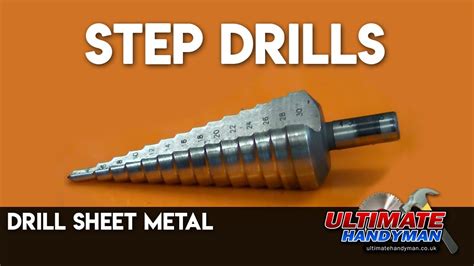 sheet metal drill|which drill bits will steel.